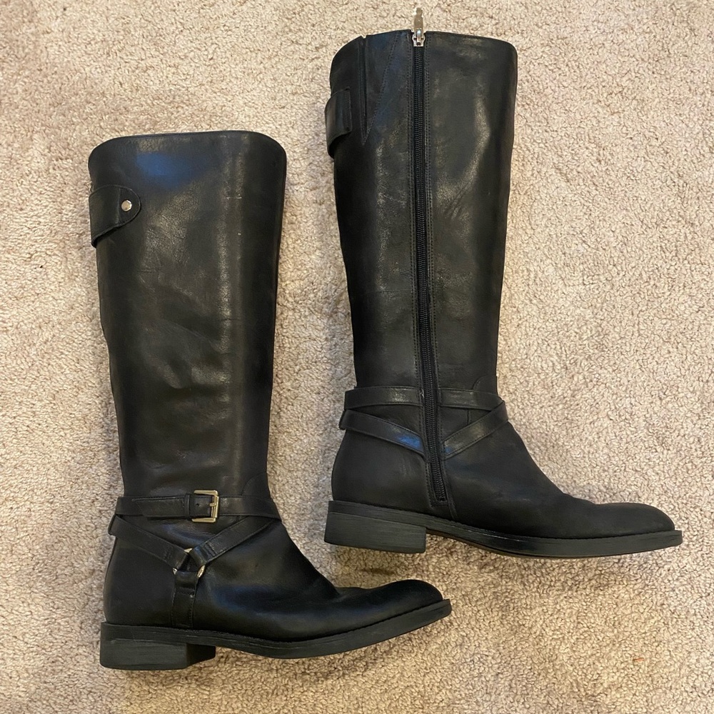 Enzo Angiolini Black Calf Boots